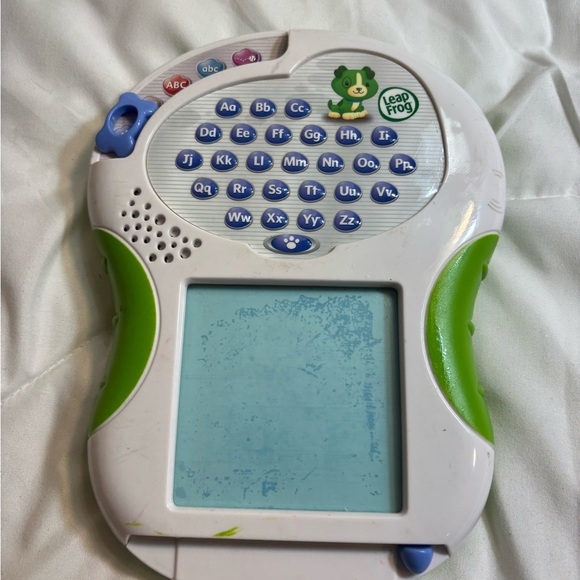 Leapfrog Other - Leapfrog Scribble And Write Tablet Alphabet Learning System Green Tested Works